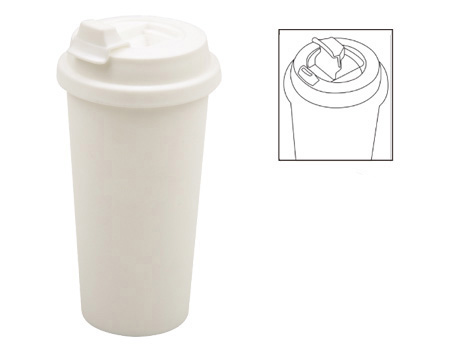 翻蓋式咖啡杯