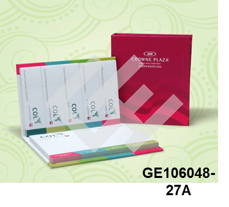 硬封皮組合便利貼 產品編號:GE106048-27A