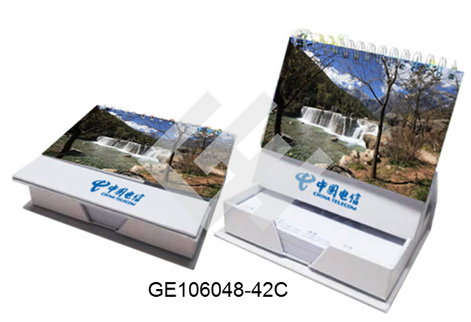 年曆便簽盒產品編號:  GE106048-42C